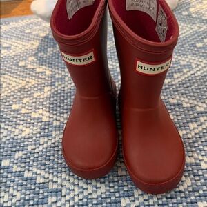 Hunter Kids Classic Red Rain Boots